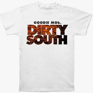 Goodie Mob Licenced Dirty South Soul Food Album Band Hip-Hop Short Sleeve White